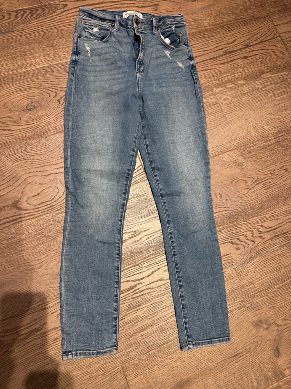 Abercrombie & Fitch Women’s Skinny Jeans in Light Blue Denim